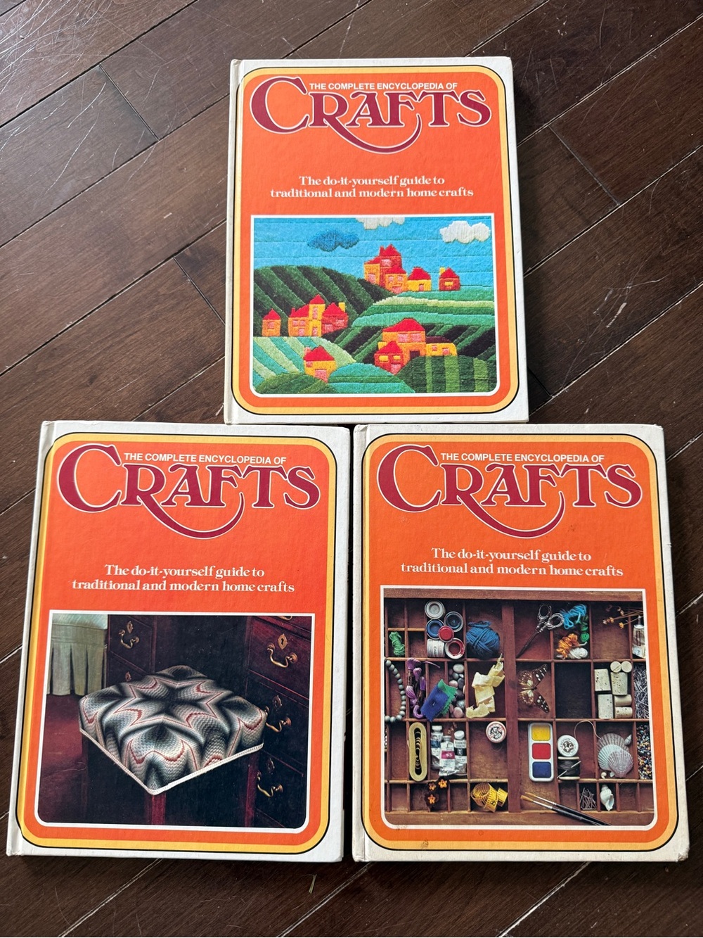 The Complete Encyclopedia of Crafts - Orange Cover Set #1, #2 and -#18